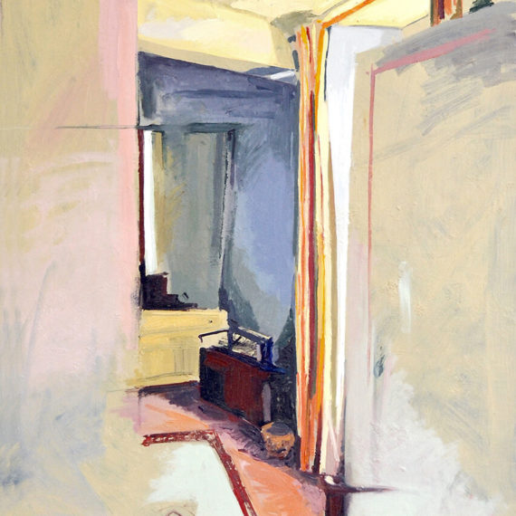 A David Room, Oil On Canvas, 80 X 100 cm, 2015