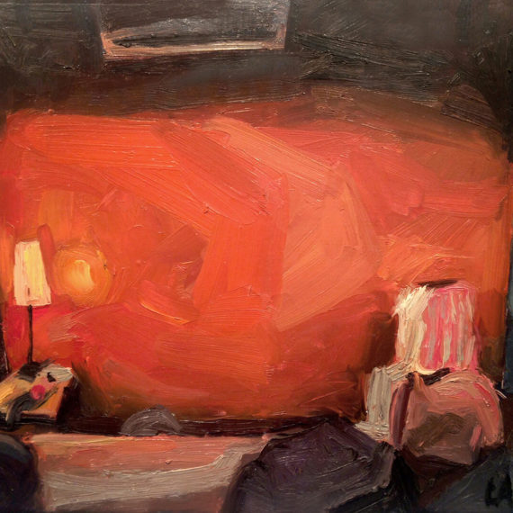 Bedroom Wall, Oil On Canvas, 2013