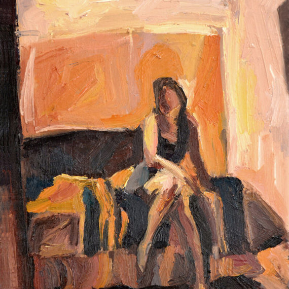 Dominican Hotel Room, Oil On Canvas, 30 X 40.5 cm, 2013