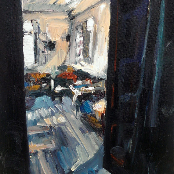 The College, Oil On Canvas, 24 X 30 cm, 2011