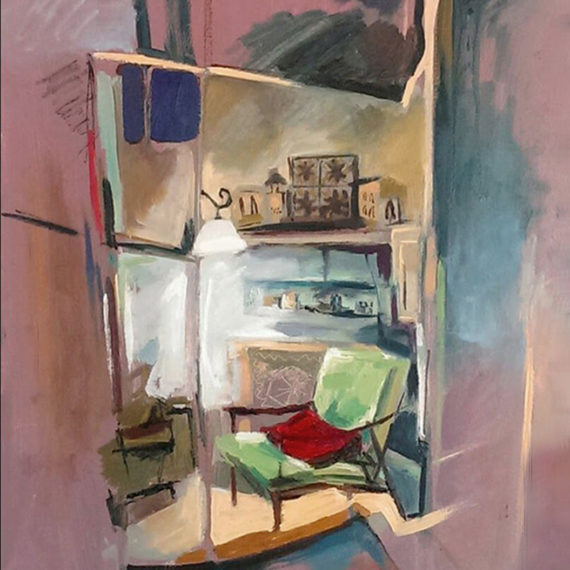 Joumana’s Corner, Oil On Canvas, 60 X 80 cm, 2015