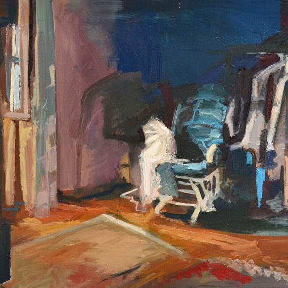 Patricia’s Chair, Oil On Canvas, 70 X 50 cm, 2015